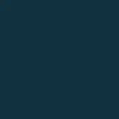 Solid teal color, matte finish, uniform tone; lacquered material specification “blu scuro” and “lago” denotes a dark blue hue.